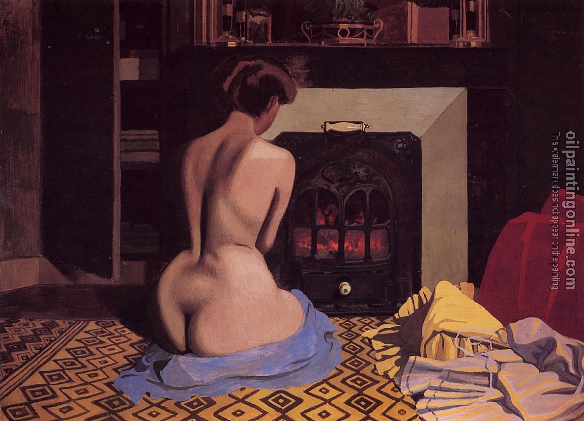 Felix Vallotton - Nude at the Store